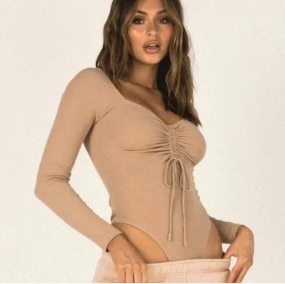 Princess Polly ribbed nude bodysuit